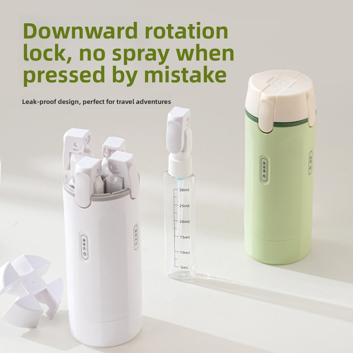 Yabane™ 4 in 1 Travel Refillable Bottle