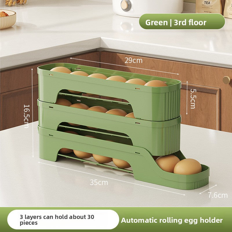 Yabane™ Rolling Slide Egg Storage Container