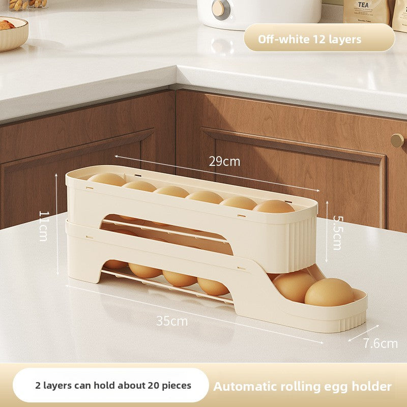 Yabane™ Rolling Slide Egg Storage Container