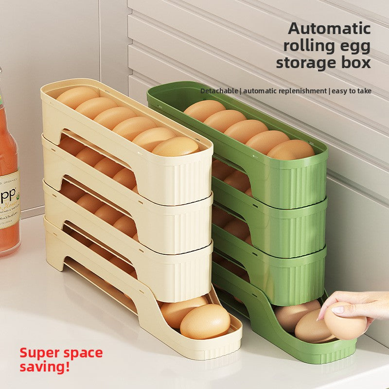 Yabane™ Rolling Slide Egg Storage Container