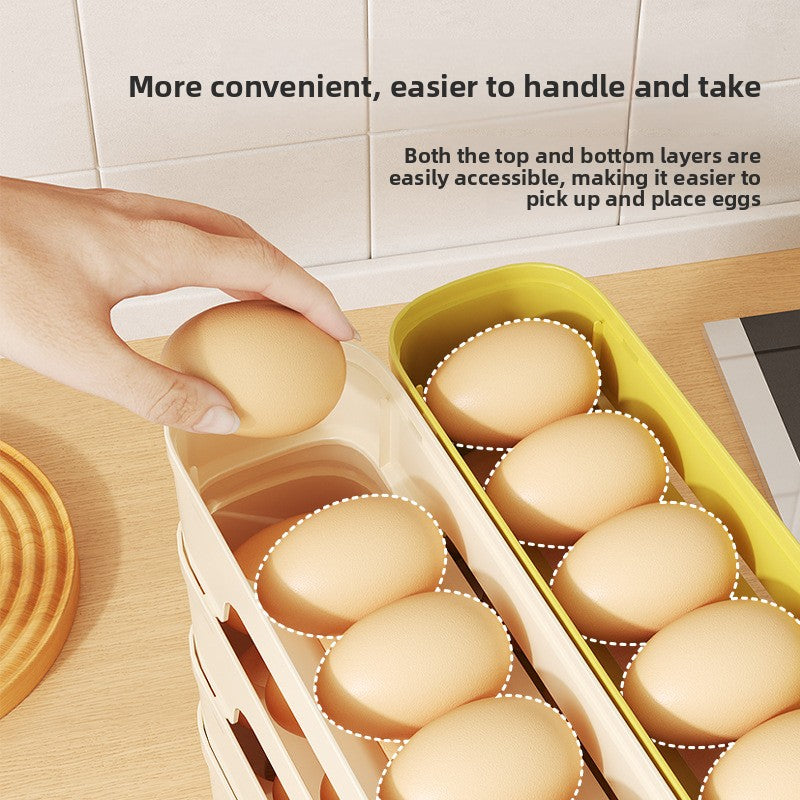 Yabane™ Rolling Slide Egg Storage Container