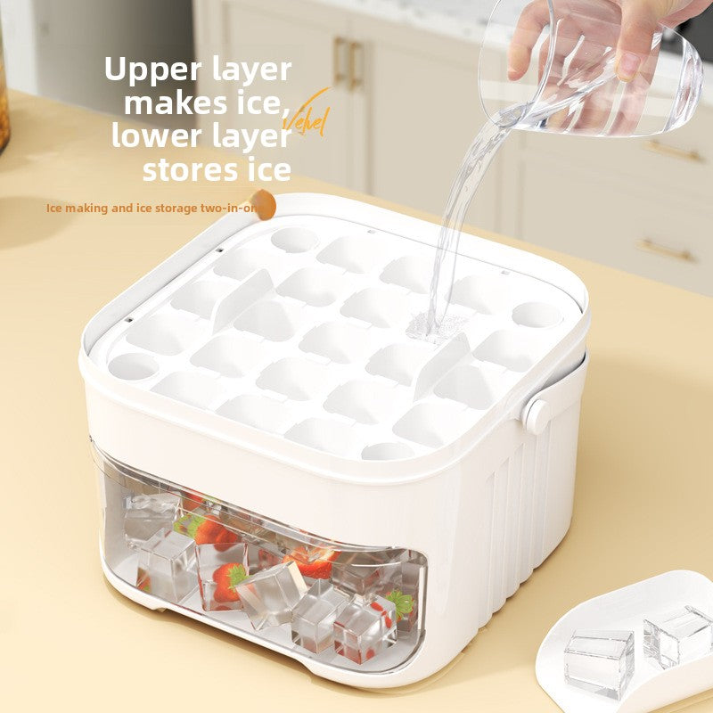 Yabane™ Plastic Ice Cube Tray with Shovel