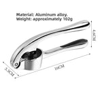 Yabane™ Manual Garlic Press Zinc Alloy Kitchen Gadget