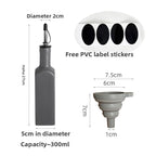 Yabane™ Ceramic Kitchen Oil and Vinegar Dispenser Bottle