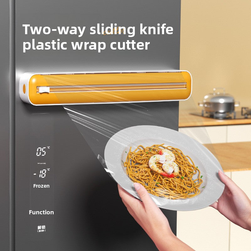 Yabane™ Adjustable Kitchen Wrap Cutter with Storage