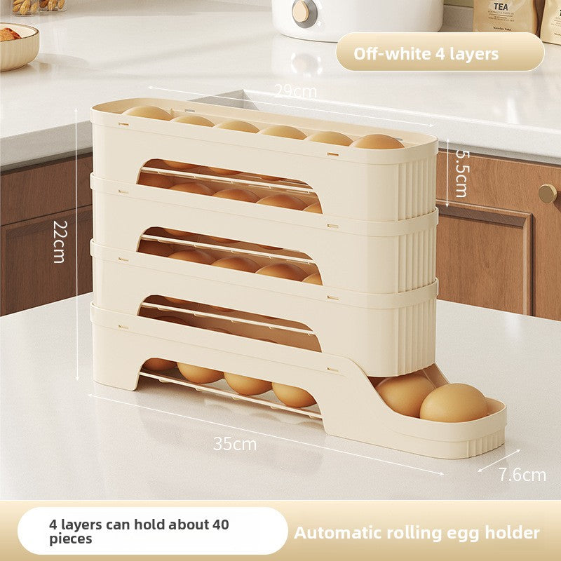 Yabane™ Rolling Slide Egg Storage Container