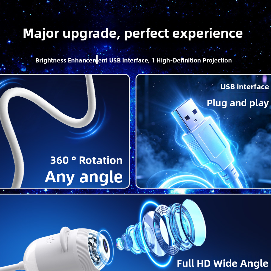 Yabane™ USB Starry Sky Projection Ambient Light