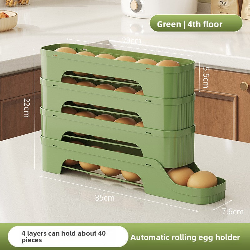 Yabane™ Rolling Slide Egg Storage Container