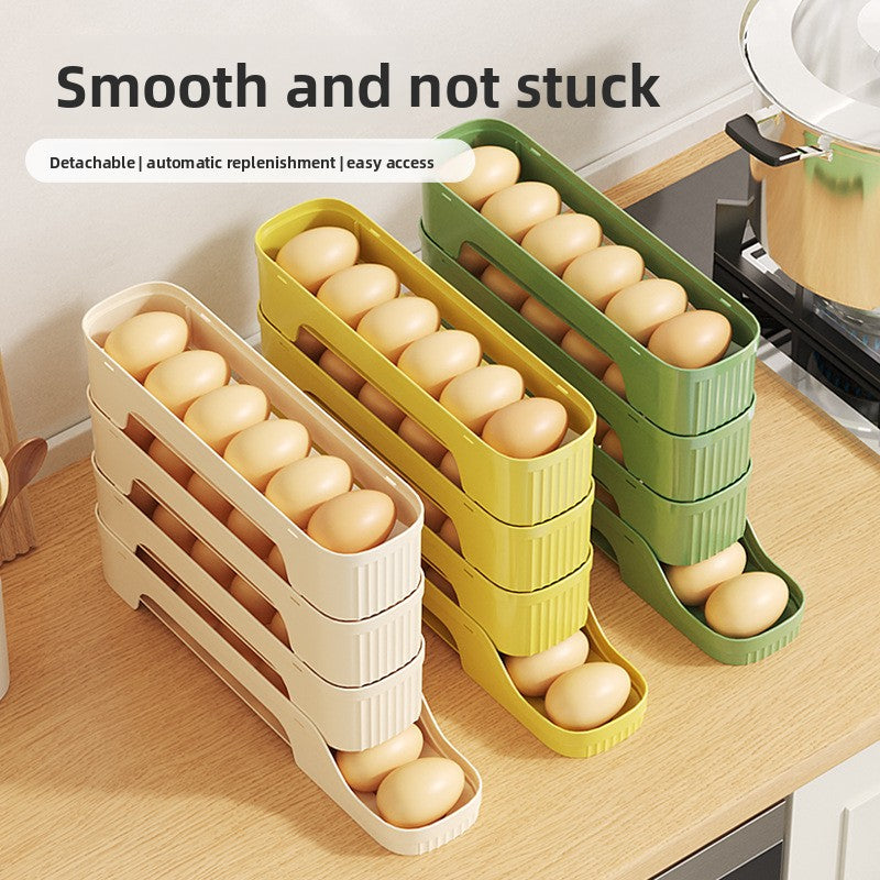 Yabane™ Rolling Slide Egg Storage Container