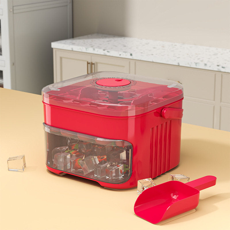 Yabane™ Plastic Ice Cube Tray with Shovel