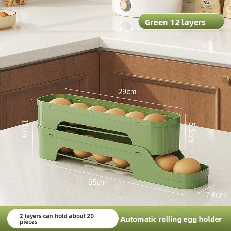 Yabane™ Rolling Slide Egg Storage Container