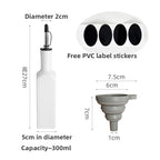 Yabane™ Ceramic Kitchen Oil and Vinegar Dispenser Bottle