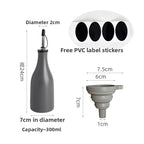 Yabane™ Ceramic Kitchen Oil and Vinegar Dispenser Bottle