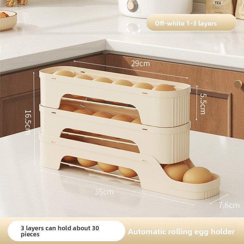 Yabane™ Rolling Slide Egg Storage Container