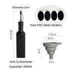Yabane™ Ceramic Kitchen Oil and Vinegar Dispenser Bottle