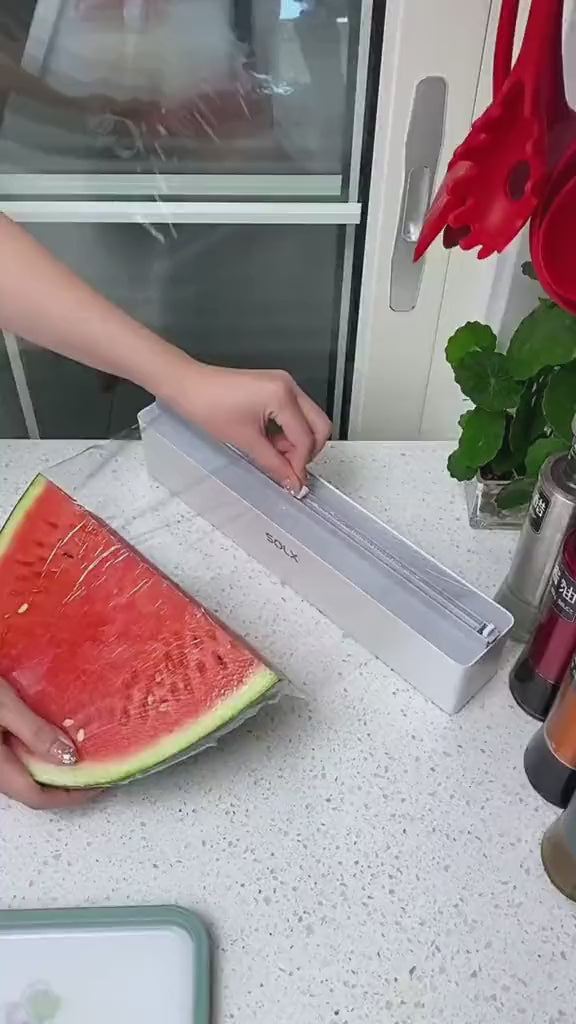 Yabane™ Adjustable Kitchen Wrap Cutter with Storage